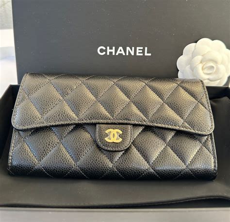 chanel flap bag wallet|Chanel classic long flap wallet.